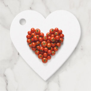 Etiquetas Para Recuerdos Corazón de tomate