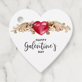 Etiquetas Para Recuerdos Corazón decorativo | Día de Galentina