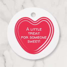 Etiquetas Para Recuerdos Corazón Rojo Día de San Valentín Pequeño Dulce Reg