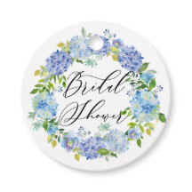 Corona de flores de Hortensia Azul para Despedida