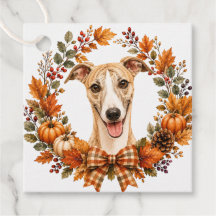 Corona de otoño Whippet