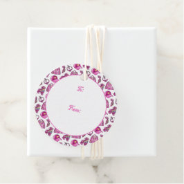 Etiquetas Para Recuerdos Cosas de Chica de Guay rosado