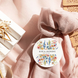 Etiquetas Para Recuerdos Country Wildflower Meadow Boda floral