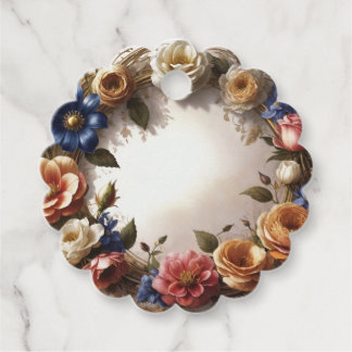 Etiquetas Para Recuerdos Couronne de fleurs