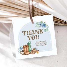 Etiquetas Para Recuerdos Cowboy Baby Shower