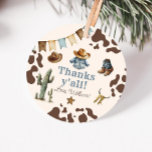 Etiquetas Para Recuerdos Cowboy First Rodeo Wild West Birthday Gracias<br><div class="desc">Cowboy First Rodeo Wild West Birthday Gracias por las etiquetas de favoritos disponibles.</div>