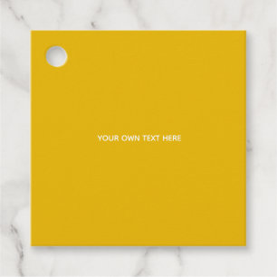 Etiquetas Para Recuerdos Crea tu propio diseño amarillo personalizado