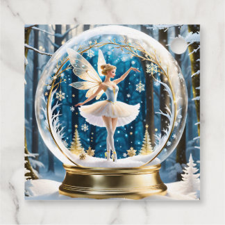 Etiquetas Para Recuerdos Crea Tu Propio Globo de Nieve de Bailarina de Hada