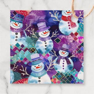 Etiquetas Para Recuerdos Crea Tus Propios Muñecos de Nieve Festivos Persona