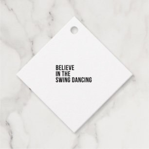 Etiquetas Para Recuerdos Creer en el baile de swing