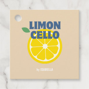 Etiquetas Para Recuerdos Crema moderna casera Amor Limoncello Liquor