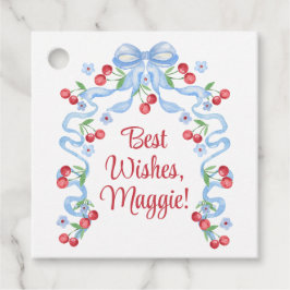 Etiquetas Para Recuerdos Croma de agua de cerezo de primer nivel