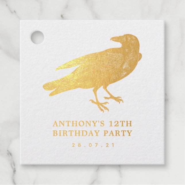 Etiquetas Para Recuerdos Crow (Anverso)