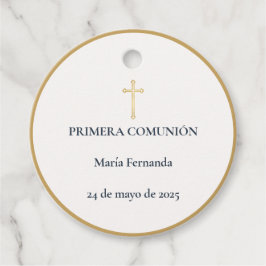 Etiquetas Para Recuerdos Cruz de Primera Comunión