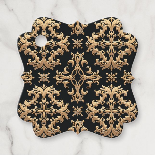 Etiquetas Para Recuerdos Cuadrado lobulado (Anverso)