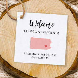Etiquetas Para Recuerdos Cualquier color de la bolsa de bienvenida del Boda