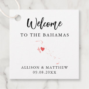 Etiquetas Para Recuerdos Cualquier color de la bolsa de bienvenida del Boda