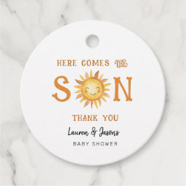 Etiquetas Para Recuerdos Cuidad Boho Sun Baby Boy Baby Shower Gracias