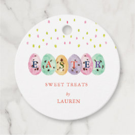 Etiquetas Para Recuerdos Cuidada acuarela Huevos de Pascua Pascua Caramelos