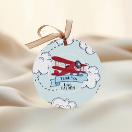 Etiquetas Para Recuerdos Cumpleaños de avión El tiempo vuela