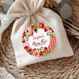 Etiquetas Para Recuerdos Cumpleaños de fresa