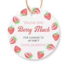 Cumpleaños de fresa Gracias Berry Mucho