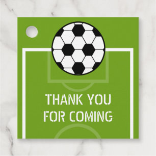 Etiquetas Para Recuerdos Cumpleaños de la Bola de Fútbol Gracias