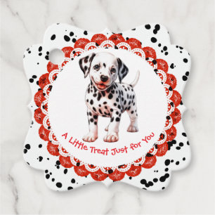 Etiquetas Para Recuerdos Cumpleaños de la Impresión Dalmatiana   Fiesta bla