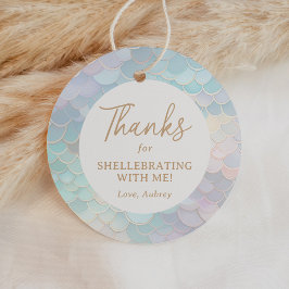 Etiquetas Para Recuerdos Cumpleaños de la sirena gracias por su protección