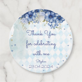 Etiquetas Para Recuerdos cumpleaños del té Flora para los niños gracias