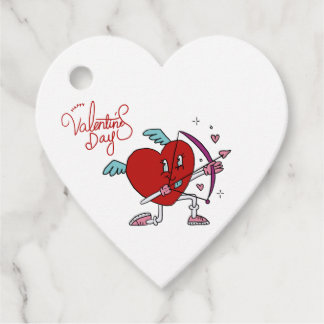 ETIQUETAS PARA RECUERDOS CUPID HEART