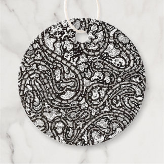 Etiquetas Para Recuerdos Curvy Twisty Cartoon Weird Faces Design