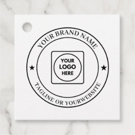 Etiquetas Para Recuerdos Custom Business Logo and Promotional White Tags