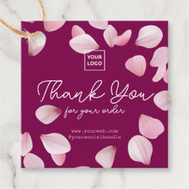 Etiquetas Para Recuerdos Customizable Sakura Business Thank You Tag
