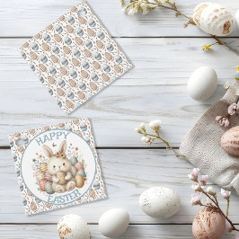 Etiquetas Para Recuerdos Cuta acuarela Bunny Easter personalizable