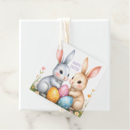 Etiquetas Para Recuerdos Cute acuarela Abundantes de Pascua Felices Pascuas