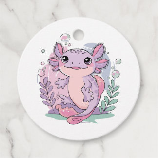 Etiquetas Para Recuerdos Cute Axolotls