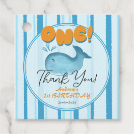 Etiquetas Para Recuerdos Cute Baby Blue Whale 1st Birthday