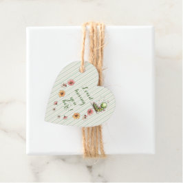 Etiquetas Para Recuerdos Cute Caterpillar Garden Baby Shower Heart Shape