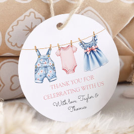 Etiquetas Para Recuerdos Cute Denim Blue Jean Chica Gracias