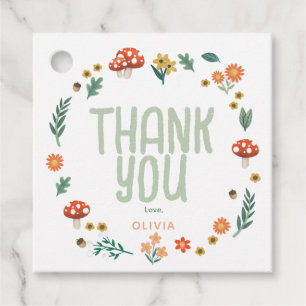Etiquetas Para Recuerdos Cute Forest Woodland Baby Shower Gracias