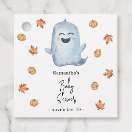 Etiquetas Para Recuerdos Cute ghost - baby shower