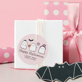 Etiquetas Para Recuerdos Cute Halloween Ghost Tret