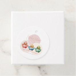 Etiquetas Para Recuerdos Cute Kawaii Egg Birds Pastel de Baby Shower de col