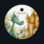 Etiquetas Para Recuerdos Cute Knight Dragon Castle Birthday Party Kids<br><div class="desc">Mejore los suministros de su fiesta con etiquetas de favores hechas por personalizados. Encanta a los huéspedes a una mágica celebración de cumpleaños con nuestras etiquetas de favores del Cute Knight Dragon Castle Fairy Tale Birthday Party. Perfecto para una fiesta de cumpleaños de niños, este encantador diseño cuenta con un...</div>