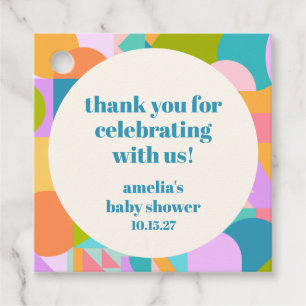 Etiquetas Para Recuerdos Cute Lavender Blue Baby Shower Personalizado Graci