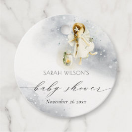 Etiquetas Para Recuerdos Cute mágico Starry Watercolor Fairy Baby Shower