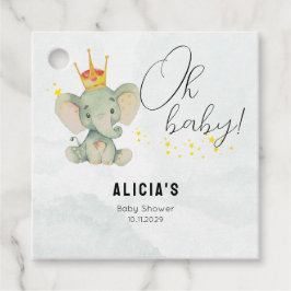 Etiquetas Para Recuerdos Cute Oh Baby Gender Neutral Elephant 