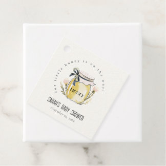 Etiquetas Para Recuerdos Cute Pastel Watercolor Honey Jar Baby Shower