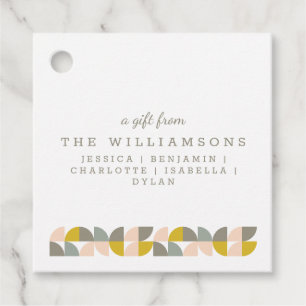 Etiquetas Para Recuerdos Cute Personalizado Un Regalo De Geométrico
